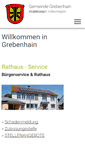 Mobile Screenshot of grebenhain.de